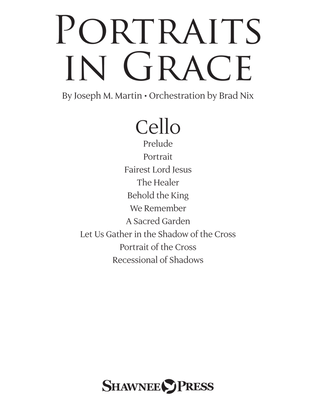 Book cover for Portraits in Grace - Cello