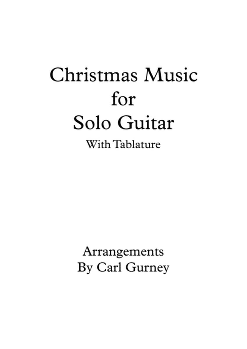 Christmas Music for Solo Guitar image number null