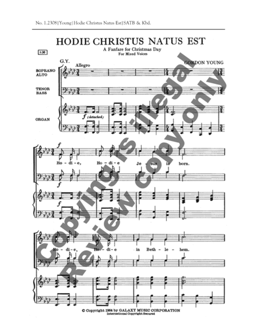 Hodie Christus natus est