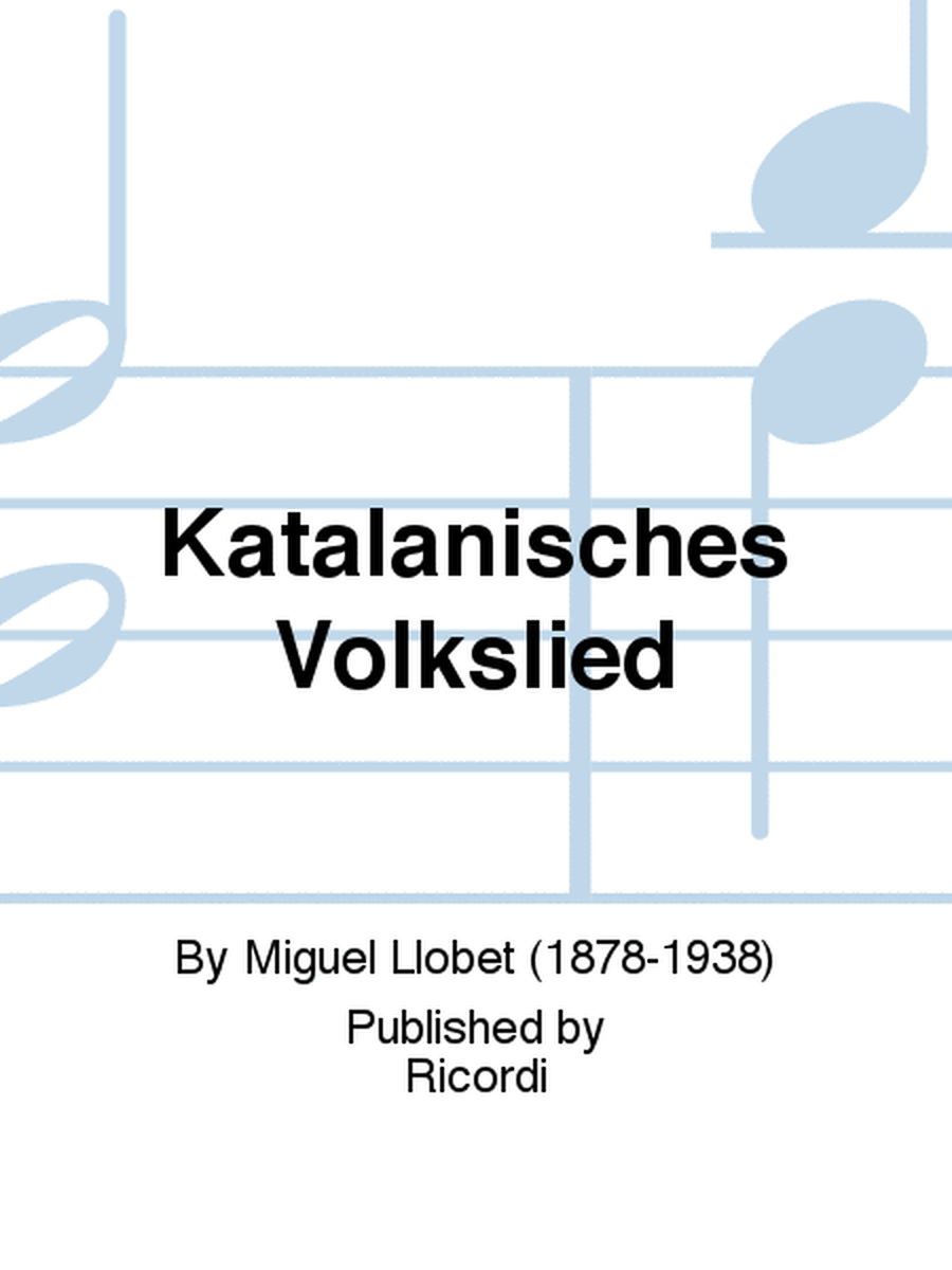 Katalanisches Volkslied