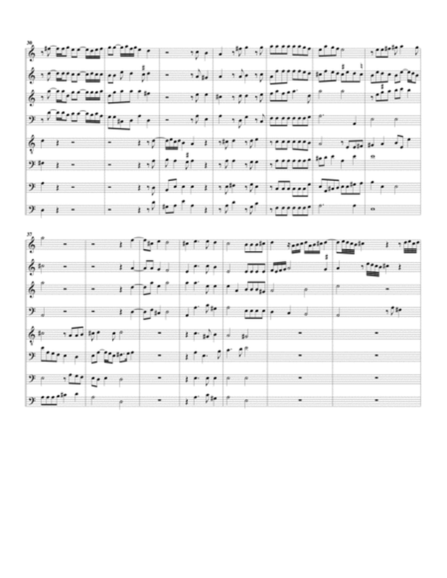 Canzon no.8 a8 (1615) (arrangement for 8 recorders)