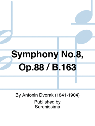 Book cover for Symphony No.8, Op.88 / B.163