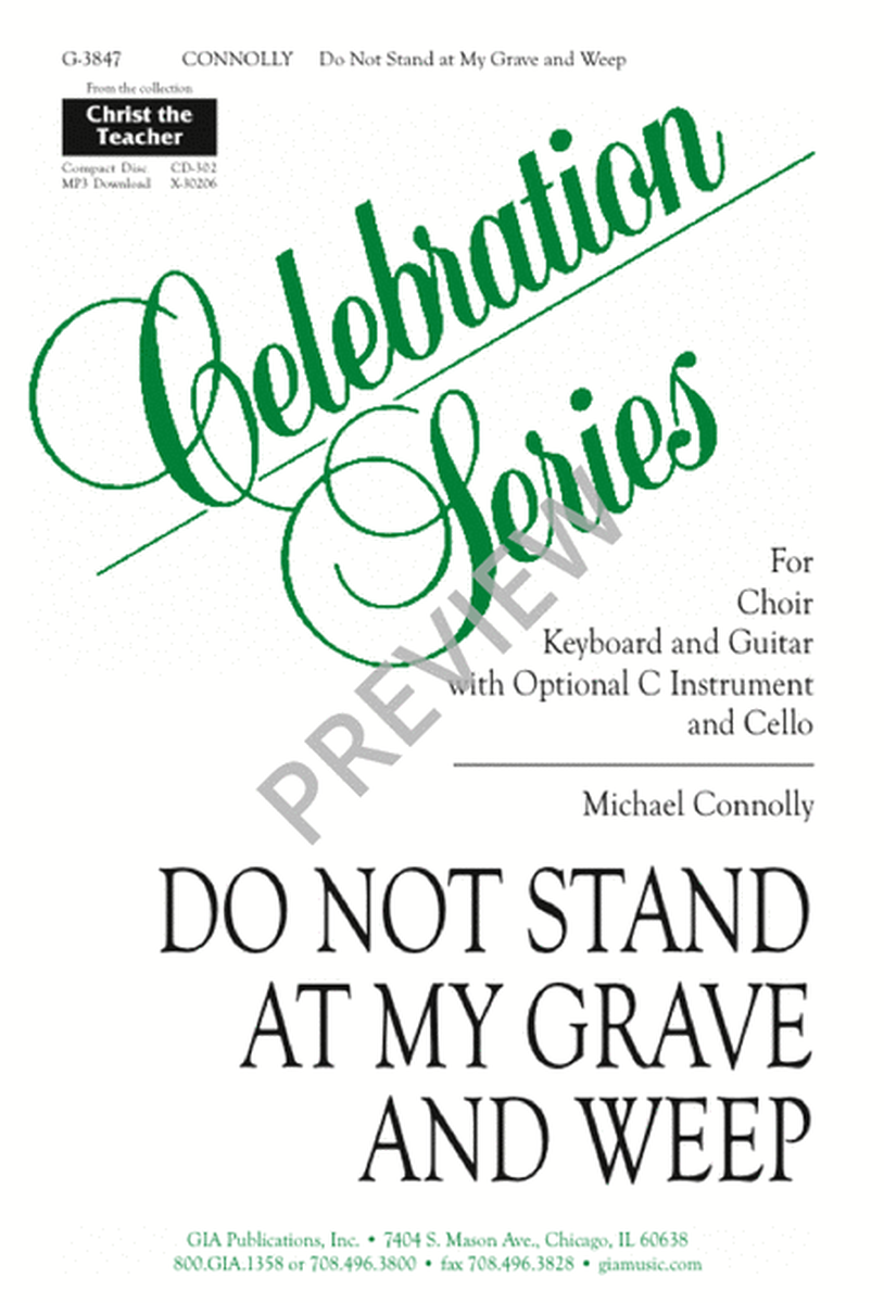 Do Not Stand at My Grave and Weep image number null