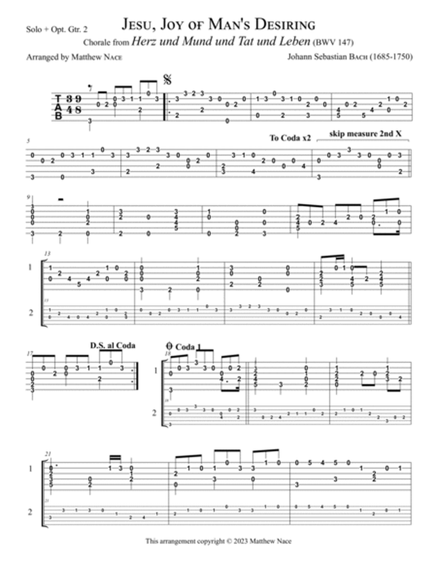 Jesu, Joy of Man's Desiring (from Herz und Mund und Tat und Leben, BWV 147) image number null