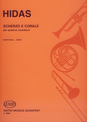 Book cover for Scherzo e corale per quattro tromboni