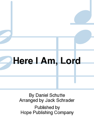 Book cover for Here I Am, Lord