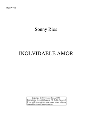 Book cover for INOLVIDABLE AMOR