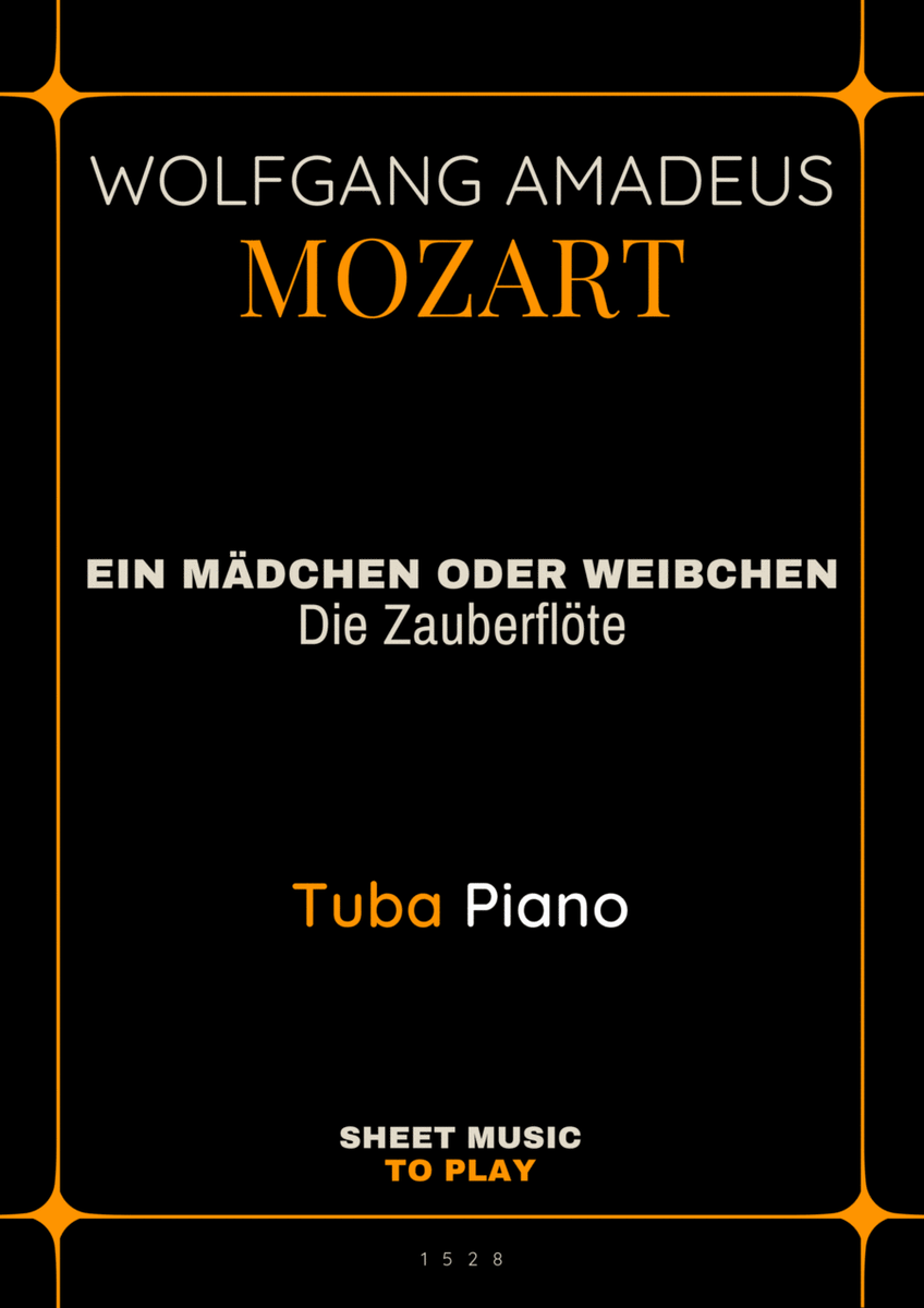 Ein Mädchen Oder Weibchen - Tuba and Piano (Full Score and Parts) image number null