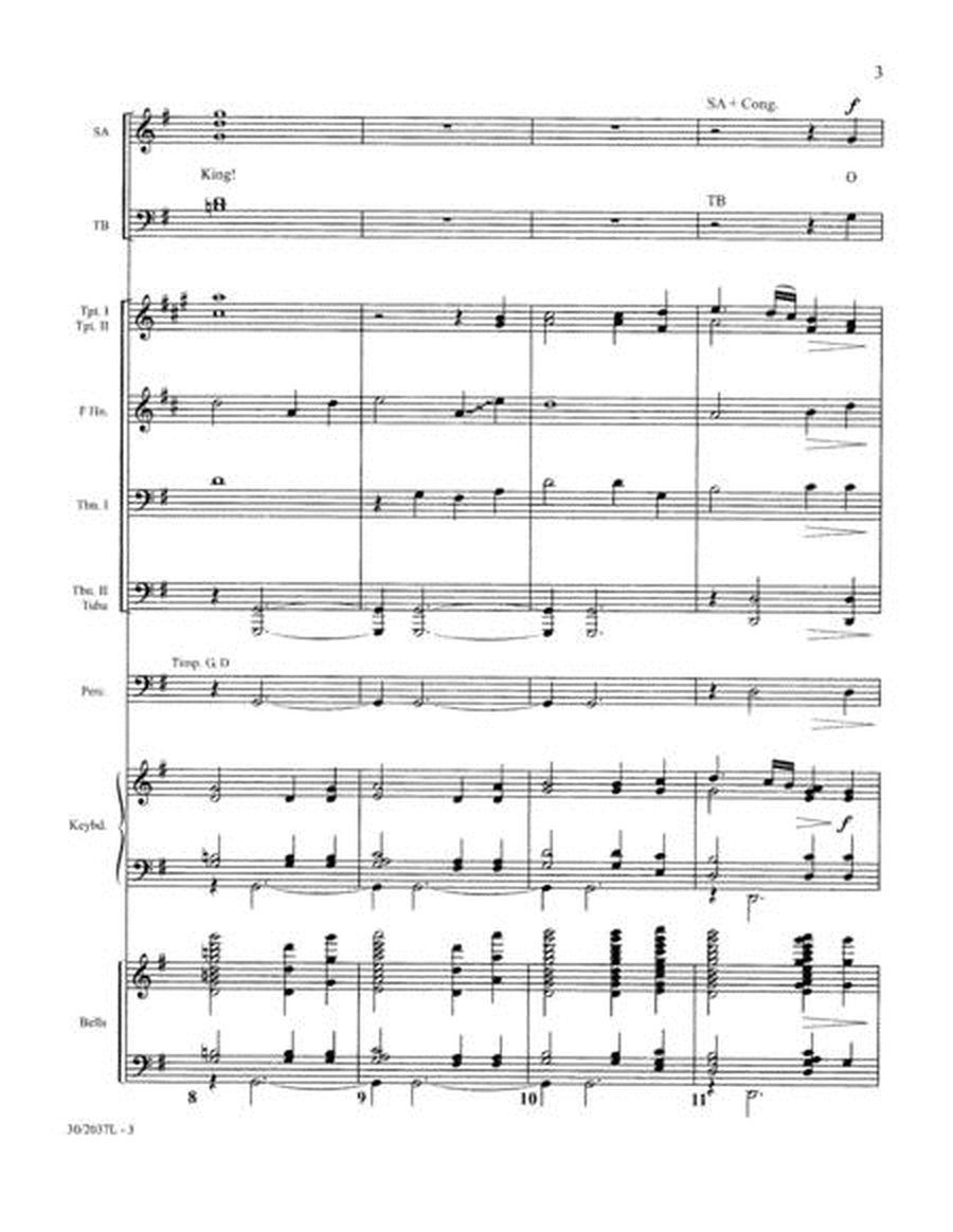 Hymns for Christmas 2 - Brass and Percussion Score and Parts