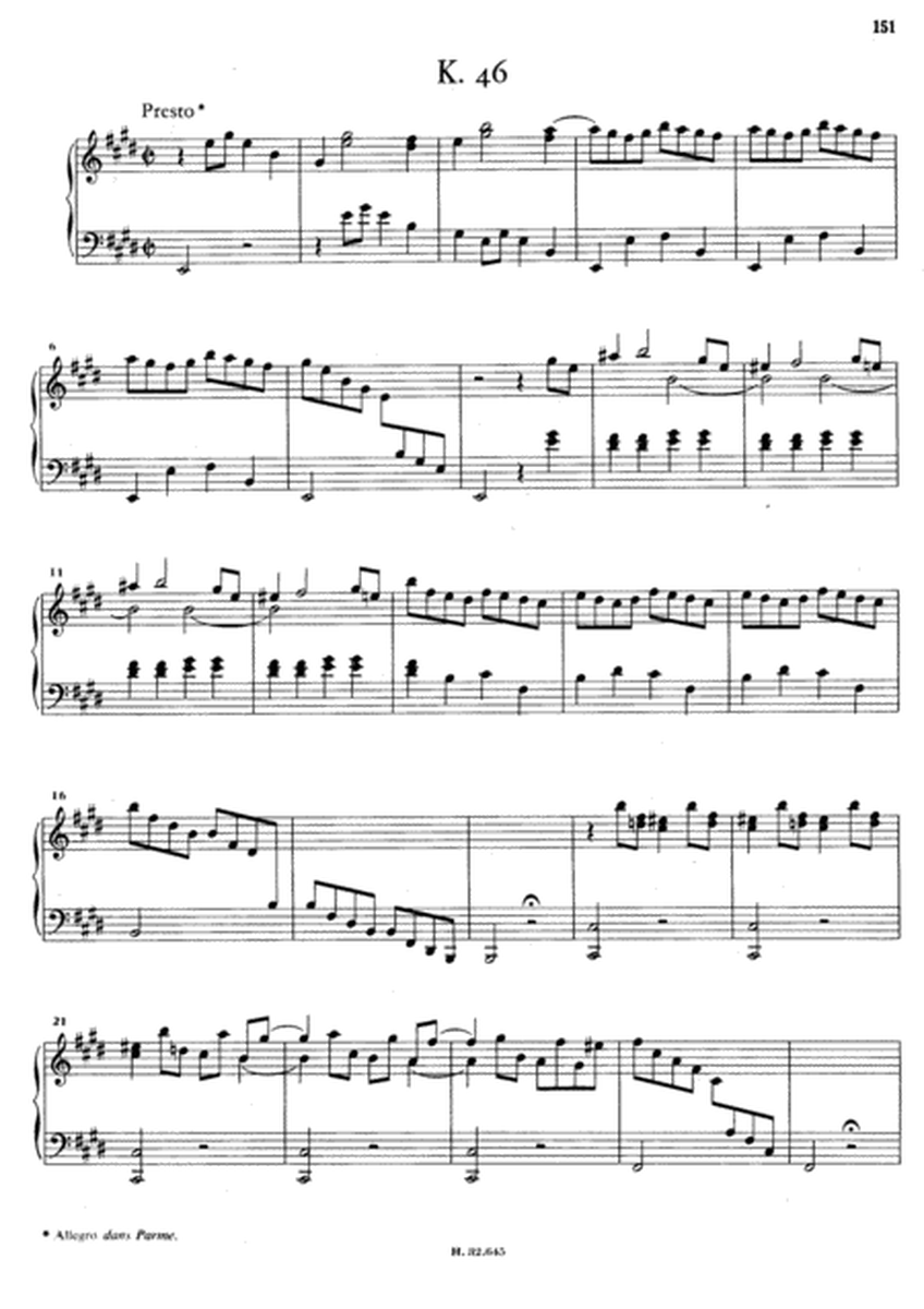 Scarlatti- Sonata in E major K46- L25( Original Version) image number null