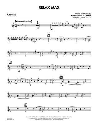 Book cover for Relax Max (arr. Rick Stitzel) - Alto Sax 1