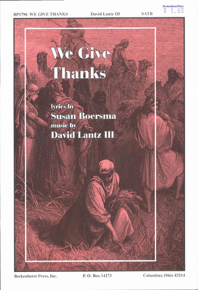 Book cover for We Give Thanks