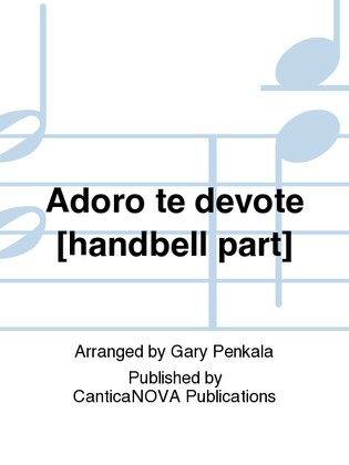 Adoro te devote [handbell part]