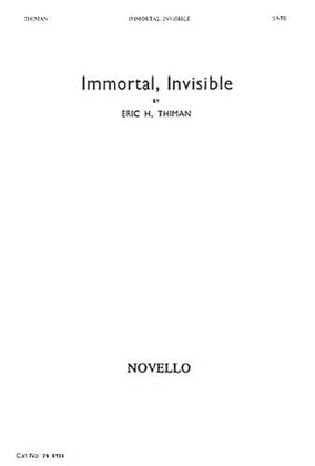 Book cover for Immortal, Invisible