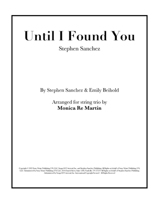 Book cover for Until I Found You