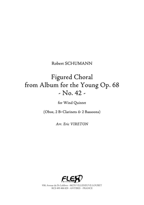 Book cover for Figured Choral from Album for the Young Opus 68 No. 42