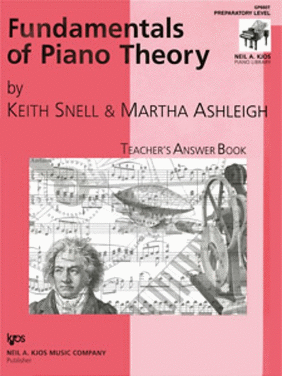 Fundamentals Of Piano Theory Prep Teachers