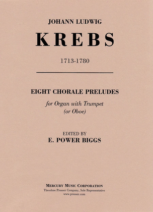 Book cover for Eight Chorale Preludes