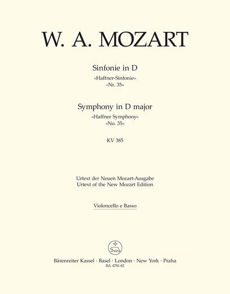 Symphony in D major (No. 35) - Haffner Symphony