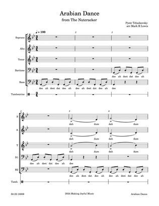 Arabian Dance - SATB Ensemble