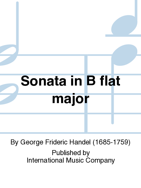 Sonata in B flat major