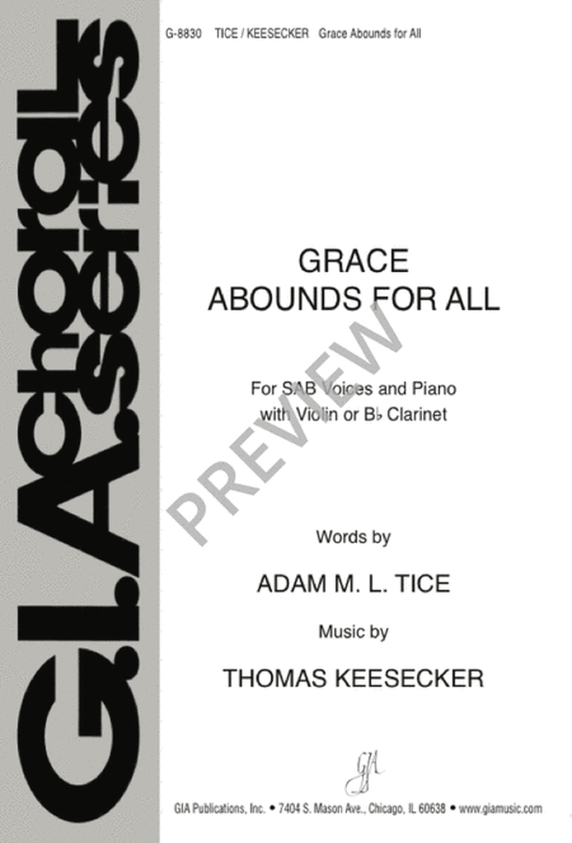 Grace Abounds for All image number null