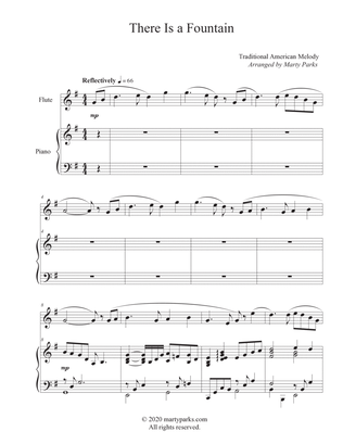 Book cover for There Is a Fountain (Flute-Piano)