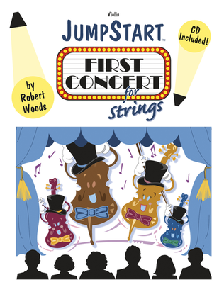 Book cover for JumpStart First Concert for Strings - Violin