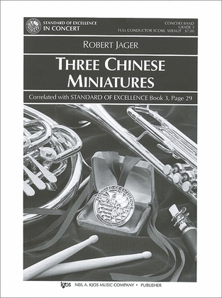 Book cover for Three Chinese Miniatures - Score