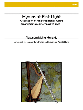 Book cover for Hymns at First Light for Flute(s) and Harp