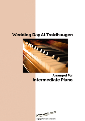 Book cover for Wedding Day At Troldhaugen arranged for intermediate piano