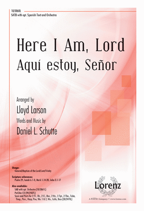 Book cover for Here I Am, Lord