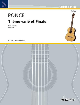Book cover for Theme Varié et Finale