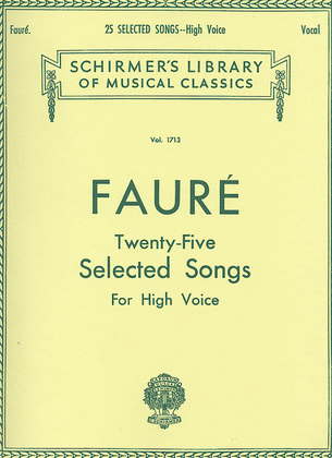 Book cover for 25 Selected Songs