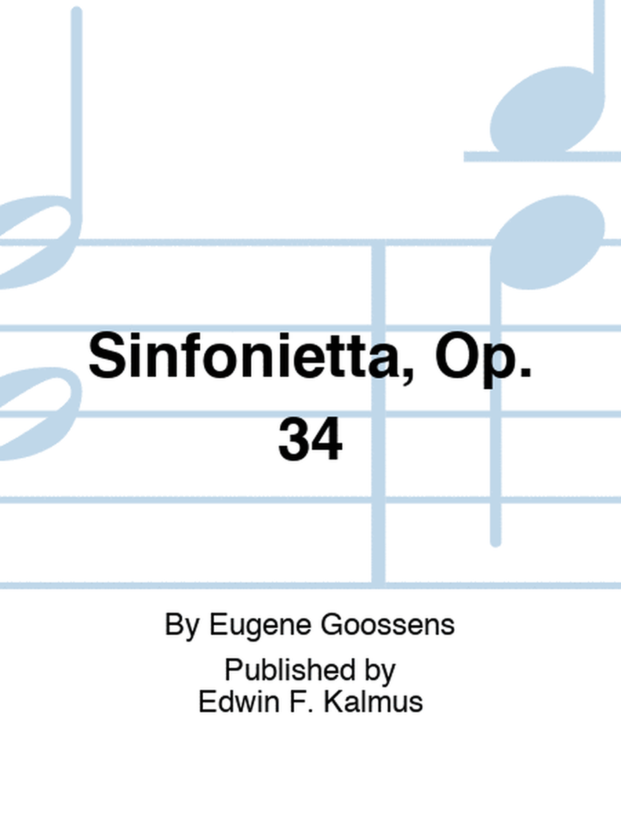 Sinfonietta, Op. 34