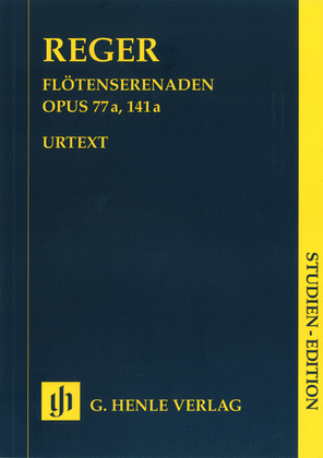Book cover for Serenades for Flute, Violin, and Viola Op. 77a and Op. 141a