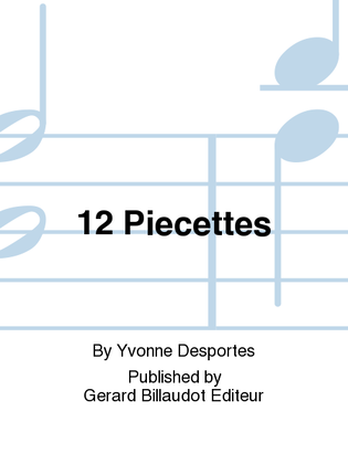 Book cover for 12 Piecettes