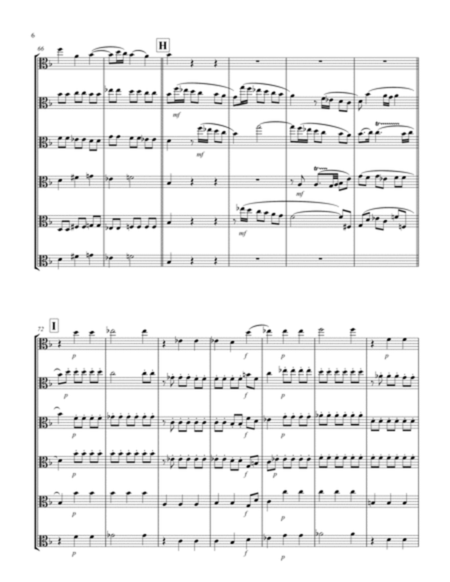 Recordare (from "Requiem") (F) (Viola Sextet)