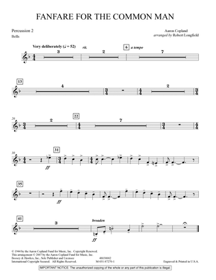 Fanfare For The Common Man - Percussion 2