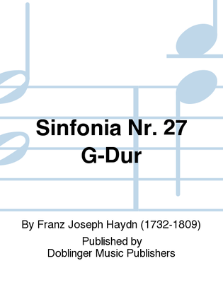 Book cover for Sinfonia Nr. 27 G-Dur