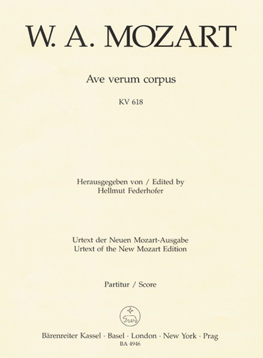 Ave verum corpus KV 618