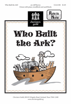 Book cover for Who Built the Ark?
