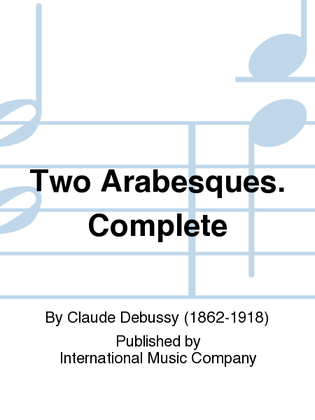 Book cover for Two Arabesques. Complete