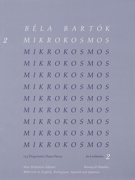 Bela Bartok: Mikrokosmos - Volume 2 (Blue)