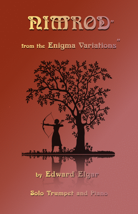 Book cover for Nimrod, from the Enigma Variations by Elgar, for Trumpet and Piano