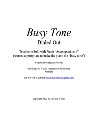 Book cover for Busy Tone