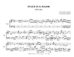 Book cover for HANDEL - Fugue in G major - HWV 606