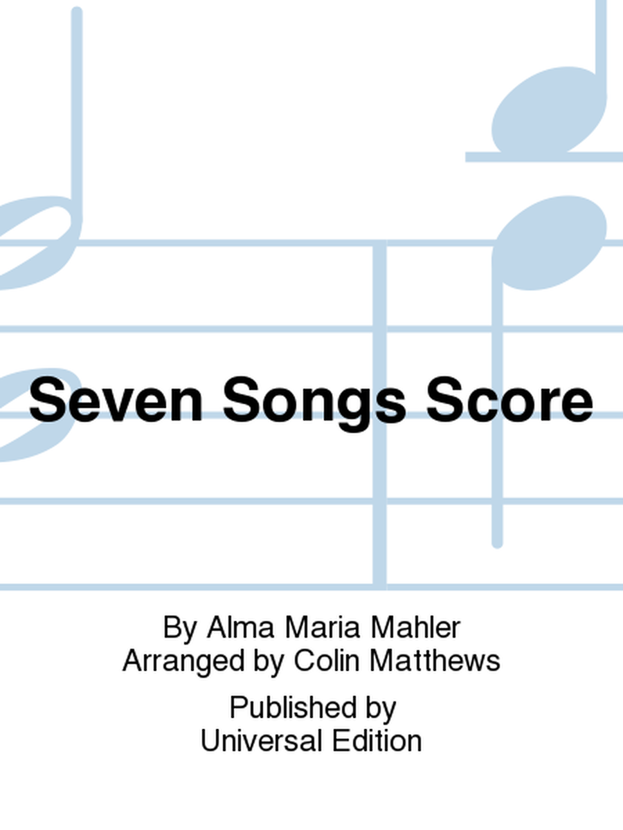 Seven Songs Score