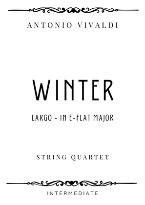 Vivaldi - Largo from Winter (The Four Seasons) in E Flat Major - Intermediate