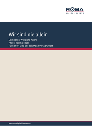 Book cover for Wir sind nie allein